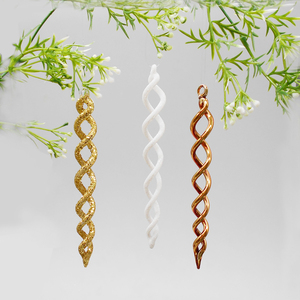 Glass Icicle Ornaments <strong>Winter</strong> Home <strong>Decorations</strong> for Christmas Tree Hanging Ornaments - Product Image 4