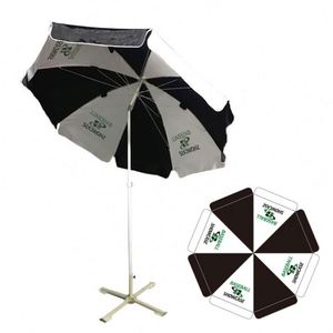 Parasols de plage personnalisés avec logo imprimé pour la publicité, parasols de loisirs, parasols de plage extérieurs - Product Image 3