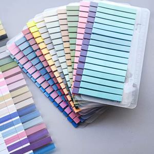 Notas Adhesivas PET Ultrafinas de 320 Hojas con Degradado de Color y Pestañas de Índice, Esenciales para el Regreso a Clases, Marcadores de Lectura - Product Image 6