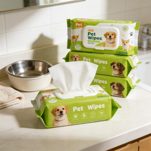 Toallitas Húmedas Hipoalergénicas para Mascotas, Toallitas <span class=keywords><strong>de</strong></span> Limpieza e Hidratación para Patas, Trasero, Orejas y Ojos <span class=keywords><strong>de</strong></span> Perros - Product Image 3