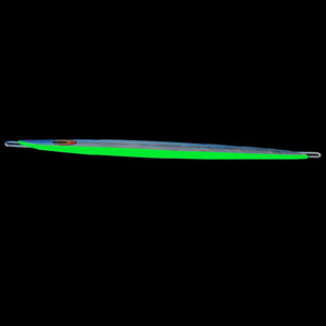 Señuelo Luminoso Mate para Pesca de Jigging, 200G, Forma Alargada con Anzuelo para Pesca en Aguas Profundas, Atún, Pez Lazo - Product Image 2