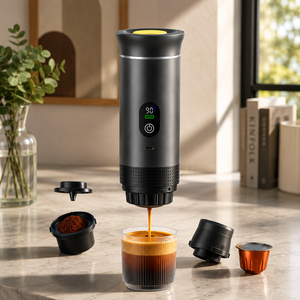 เครื่องชงกาแฟแคปซูลพกพาแบบมีกำไรสูง 3 in 1 พร้อมระบบทำความร้อนในตัว เครื่องทำเอสเพรสโซ 20 บาร์ เครื่องชงกาแฟขนาดเล็ก สินค้าขายดีประจำปี 2026 - Product Image 1
