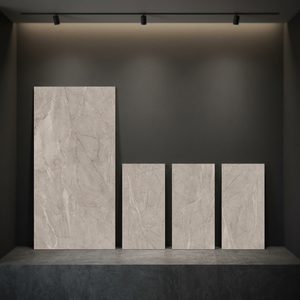 Travertine Silver 800x1600mm Glossy Porcelain Floor And Wall Tiles Natural Stone Design 80x160cm - Product Image 5
