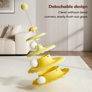 New Design Small Volume Four Layer Smart Interactive <b>Cat</b> Tower Set Interactive Training <b>Cat</b> Wheel <b>Toys</b> <b>Cat</b> Turntable <b>Toy</b> - Product Image 4