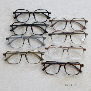 Montura <span class=keywords><strong>de</strong></span> anteojos Retro para hombre, sin <span class=keywords><strong>gafas</strong></span> <span class=keywords><strong>graduadas</strong></span> para <span class=keywords><strong>mujer</strong></span>, <span class=keywords><strong>gafas</strong></span> clásicas TR90 Anti azules, montura óptica para Miopía - Product Image 2