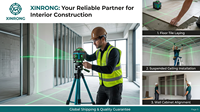 Nivel Láser de 16 Líneas con Haz Verde 4D |   Láser de Líneas Cruzadas Autonivelante de 360° |   Herramienta Profesional de Topografía para la Construcción con Trípode