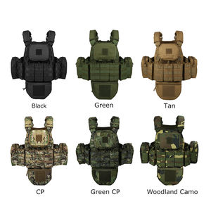 Chaleco Táctico de Seguridad Personalizable Unisex al por Mayor de Poliéster con Cierre de Cremallera, Portaplacas y Bolsa de Hidratación para Caza - Product Image 5
