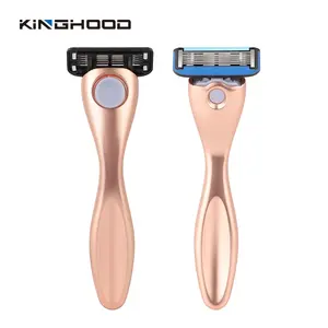 Private Label Metal Eco Friendly Mens Shaving Razor 6 Blade face