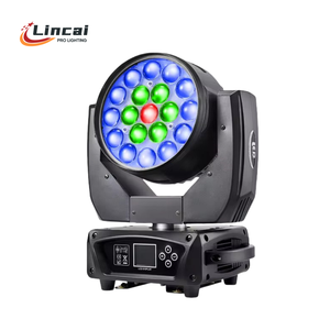 Pro Dj Lighting Effect 19x15 Zoom Wash Moving Head Lyre Wash 19x15w - Product Image 1