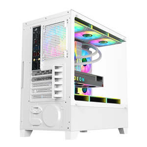 Châssis de jeu en verre trempé MATX USB 3.0 <span class=keywords><strong>Tour</strong></span> <span class=keywords><strong>vide</strong></span> légère pour PC et serveurs personnalisés avec ventilateur refroidisseur - Product Image 1