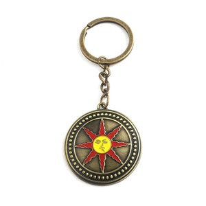 Porte-clés en métal élégant Sun Knight Solare, pendentif émaillé de dessin animé, cadeau pour petit ami ou mari - Product Image 5