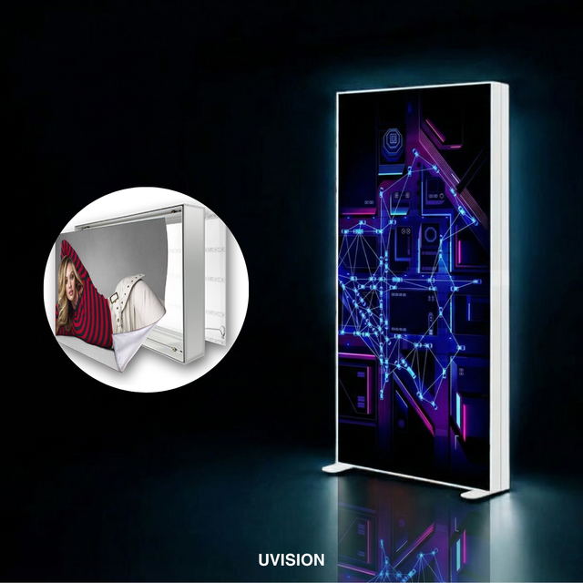 Personalized Full-color PVC PET Decal Lightbox Film Printing Service Indoor Outdoor Backlit Advertising UVISION