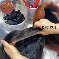 Pelucas de Cabello Humano Bob SDD Highlight 5x5 HD Lace, Cabello Vietnamita Super Double Drawn, Pre-Cortado, Listo para Usar, Sin Pegamento, 10 Pulgadas