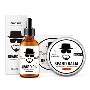 Envisha - Producto para el Cuidado de la Barba al por Mayor, Marca Privada, Aceite Orgánico para el Crecimiento de la Barba y Bálsamo para la Barba para Hombres - Product Image 1
