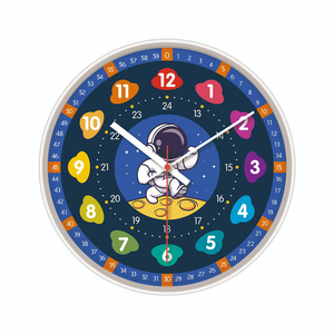 Factory Direct Reida <strong>Telling</strong> The <strong>Time</strong> Learning <strong>Clock</strong> For Kids Silent Teaching <strong>Clocks</strong> Non-ticking Kids For Classroom <strong>Clocks</strong> Kids - Product Image 1