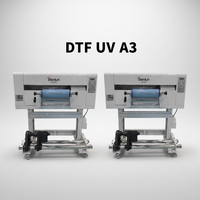 Imprimante DTF UV populaire pour étiquettes en cristal, film AB, adhésif UV blanc et couleur, haute résistance