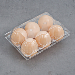 Carton à œufs réutilisable en plastique transparent, capacité 30 œufs, plateau transparent pour usage familial et pastoral - Product Image 2