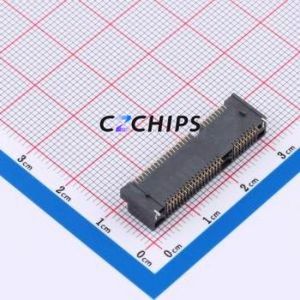 X1304WVS-52B-LPV01 PCI/PCIe Connector SMD Connector mPCI-E 52P 36P Horizontal Mount - Product Image 2