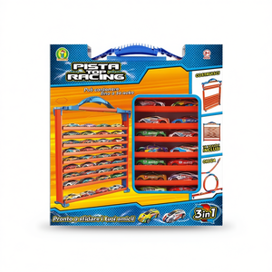Pista de Carreras 3 en 1 de Plástico Unisex con Estacionamiento para 14 Coches para Niños de 4 a 6 Años - Product Image 2
