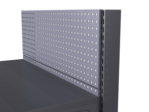 Estanterías de Góndola para Supermercado, Resistentes, de Doble Cara, de Acero Perforado, con Recubrimiento de Polvo Epoxi, Capacidad de 50-90 kg - Product Image 5