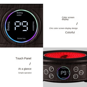 Práctico y ligero hogar 3H función de temporizador diseño de forma redonda de moda Cocina de Inducción Mini cocina infrarroja - Product Image 4