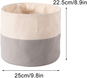 Bolsa de almacenamiento de alimentos reutilizable plegable de lino natural Panaderías y Baguettes Bolsa de pan Panera - Product Image 5