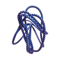 Tressé Tissé Rond Chien Laisse Personnalisé Nylon Polyester Corde Polypropylène PP Usine En Gros Couleur Aiguille Solide OPP et Carton