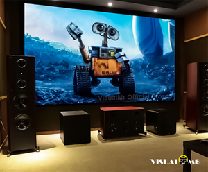 Màn hình máy chiếu 180 inch 8K dệt âm thanh trong suốt khung cố định màn hình chiếu 1cm/6.5cm viền cho rạp hát tại nhà - Product Image 2