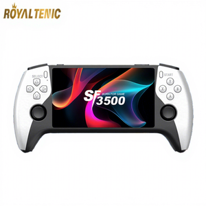 SF3500 Console de <span class=keywords><strong>jeu</strong></span> portable rétro 5,0 pouces avec sortie TV FHD classique, prend en charge la musique, la <span class=keywords><strong>vidéo</strong></span> et les livres électroniques - Product Image 1