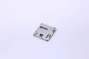 Micro <span class=keywords><strong>Sim</strong></span> Nữ Nối 4 Pin Push-Đẩy SUS Loại C USB 6P Pin Khe Cắm Thẻ Chủ Cho PCB Đẩy H1.27 Dip1.4mm Ổ Cắm - Product Image 5