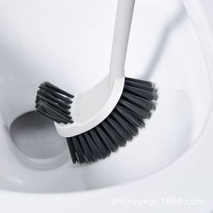 Toilet <b>Brush</b> Curved Head Plastic Eco Friendly For Toilet Cleaning - Product Image 5