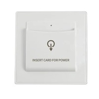Tarjeta de habitación de Hotel inteligente directa de fábrica con función de tiempo 110V/220V soporte de tarjeta RFID interruptor de ahorro de energía 12V/250V enchufe de Hotel