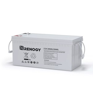 Batería de estado sólido LiFePO4 de ciclo profundo Re Nog Y, 12 voltios, 200 Ah, 2000 A de corriente de descarga máxima, 500 ciclos, 16 celdas, para energía solar fuera de la red - Product Image 1