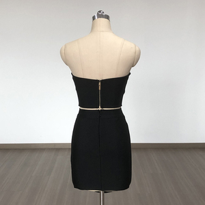 Vestidos de fiesta de noche negros con lentejuelas y aberturas altas, vestidos de fiesta negros sexis con tirantes finos, vestidos de graduación para mujer 2023 con cola extraíble - Product Image 2