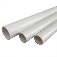 Tuyaux d'eau en PVC/UPVC anti-UV de couleur et de taille personnalisées DN20-DN800mm, tuyau en PVC découpé sur mesure