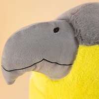 Peluche personnalisée en forme de perroquet - Cadeau de vacances personnalisé et souvenir d'événement, tissu en peluche doux de haute qualité