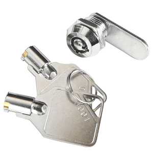 Serrure à came tubulaire haute sécurité en alliage de zinc et laiton chromé, 2 clés, entraxe 10,5 mm 13 mm, pour boîte à outils et armoire de rangement – Meilleures ventes - Product Image 4