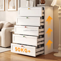 Commode en acier à 5 tiroirs avec structure KD optimisée, armoire de rangement en métal de 0,6 mm pour chambre à coucher, vente en gros, usine de Luoyang