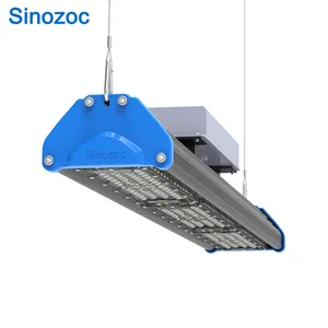 Sinozoc 50w 100w 150w 200w 300w 400wLEDリニアハイベイライト、5年間の保証と130lm/wの高い光効率