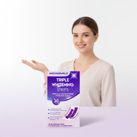 Pasokan Pabrik Strip Pemutih Formula Gel Canggih Desain Anti-Selip Rantai Pasokan B2B Pengiriman Global