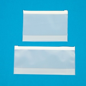 Rõ ràng PVC Dây Kéo Túi Matte/Frosted PE CPE Dây Kéo Túi cho quần áo/vòng đeo tay/Đồng hồ/Ô/điện thoại với logo in ấn - Product Image 5