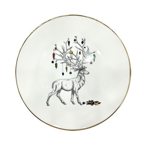 New Creative Christmas Dinnerware Sets <b>Portable</b> Reusable Ceramic Dish Tableware with Dishwasher Safe - Product Image 4