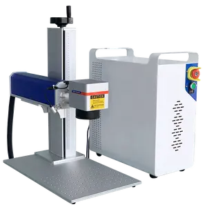 Mini machine de marquage laser à fibre laser rotatif rotatif 20w 30w 50w