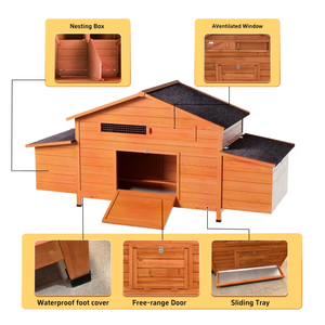 Gallinero Grande <span class=keywords><strong>de</strong></span> Alta Calidad, Impermeable, <span class=keywords><strong>de</strong></span> Madera, para Exteriores, Muebles para Mascotas, Gallinero <span class=keywords><strong>de</strong></span> Madera para Exteriores - Product Image 5