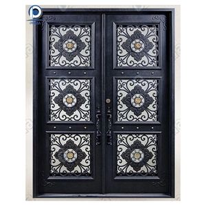 PRIMA <span class=keywords><strong>2023</strong></span> Nuevas Puertas de Hierro Forjado para Entrada Moderna, Puerta Interior de Metal, Puerta de Hierro Forjado - Product Image 3