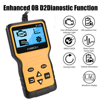 Lector de código OBD2 Pantalla digital OBDII EOBD K310 OBD Escáner Universal Plug and Play Herramientas de diagnóstico de automóviles