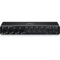 Behringer UMC404HD Audiophile 4x4, Antarmuka Audio/MIDI USB 24-Bit/192 kHz dengan Preamplifier Mikrofon Midas