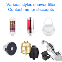 Salle de bain personnalisée 15 étapes pour éliminer le chlore Vitamine C métal purificateur d'eau filtre de douche filtre de douche pour cheveux