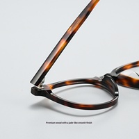 Lunettes de vue GGF6002 vintage rétro ovales de petite taille à monture intégrale à motif géométrique unisexe en fibre d'acétate de Danyang – Vente en gros
