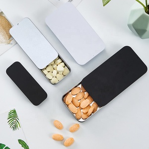 Thiết kế <span class=keywords><strong>tin</strong></span> trường hợp lưu trữ bao bì bán buôn vuông kim loại Quà Tặng tùy chỉnh kẹo mỹ phẩm hộp thiếc trượt <span class=keywords><strong>tin</strong></span> cho bạc hà - Product Image 1